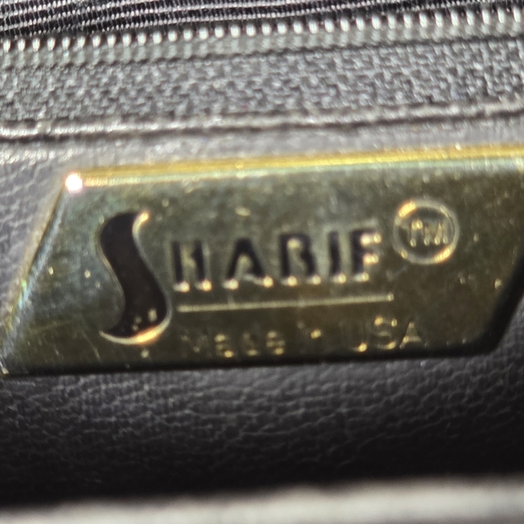 Sharif Black Quilted Shoulder Bag - Picture 3 of 6